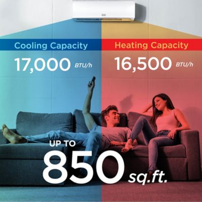 Image showing 8 th Black & Decker 17,000 BTU Inverter with Heat Split Air Conditioner 230V/60Hz
