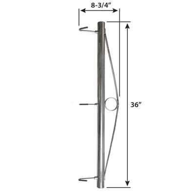 Image showing  Chain Link Fence Stretcher Bar 36-in.