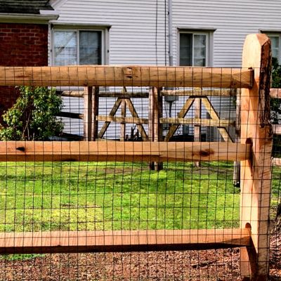 Image showing  48x50 3x2 16ga Black PVC