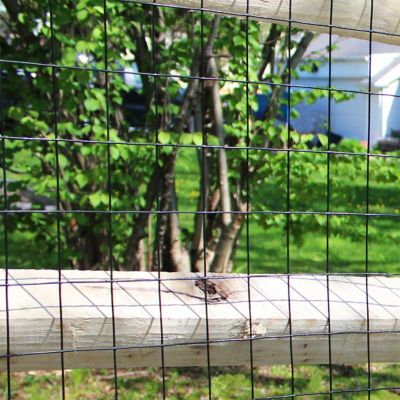 Image showing 7 th Garden Craft 48x50 3x2 16ga Black PVC