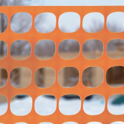 Image showing  4 x 50 Orange Safety-Snow Fence