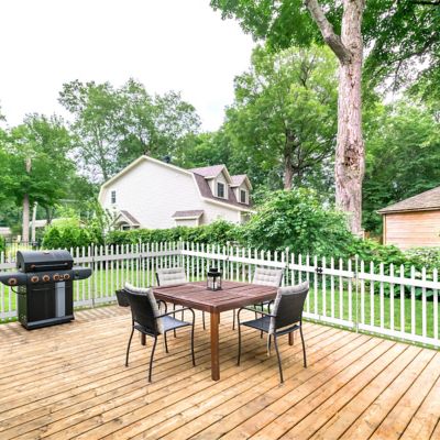 Image showing 7 th Yardlink 50 in. White No Dig Post & Stake