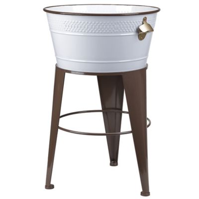 Image showing  25 in. Metal Tub On Stand