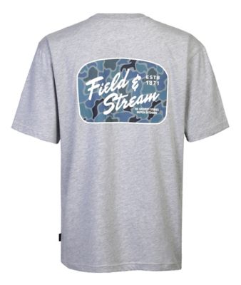 Image showing  Men s Camo Logo Gray Short-Sleeve T-Shirt