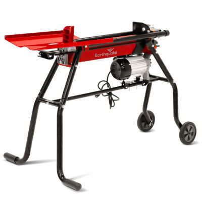 Image showing  5-Ton Electric Log Splitter with Stand and Tray