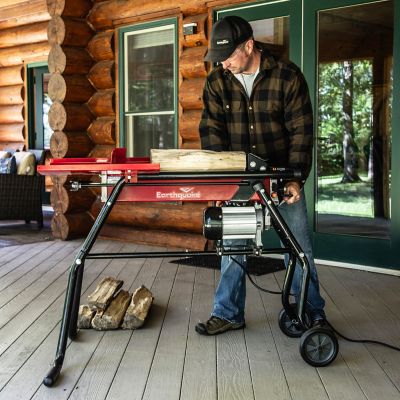Image showing 6 th Earthquake 5-Ton Electric Log Splitter with Stand and Tray