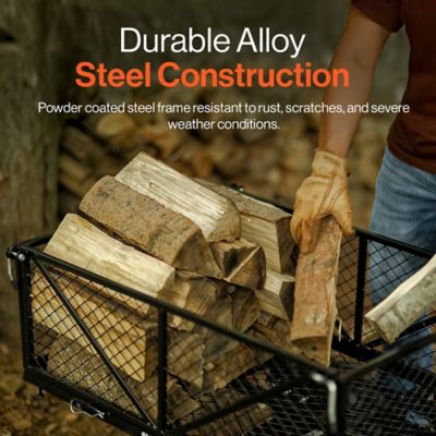 Image showing  Electric Utility Cart with Lead Acid AGM Battery, 660 lb. Load & 1000 lb. Hauling Capacity