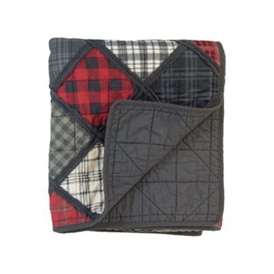 Image showing  Lumberjack Quilted Cotton Decorative Throw