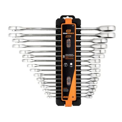 Image showing 5 th GEARWRENCH 16 pc. 90T 12 Point Metric Combination Ratcheting Wrench Set
