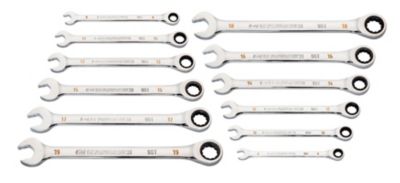 Image showing  12 pc. 90T 12 point Flex Head Ratcheting Combination Metric Wrench Set
