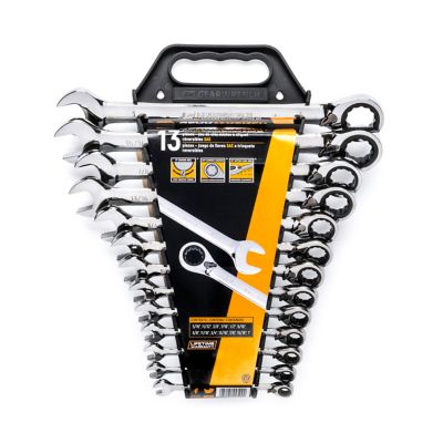 Image showing 5 th GEARWRENCH 13 pc. 72T 12 Point Reversible Ratcheting Combination SAE Wrench Set