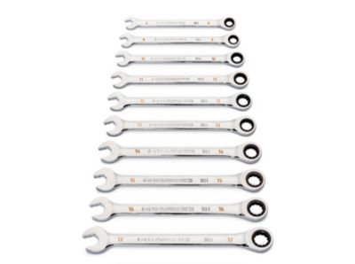 GEARWRENCH 12 pc. 90T 12 Point Metric Combination Ratcheting Wrench Set
