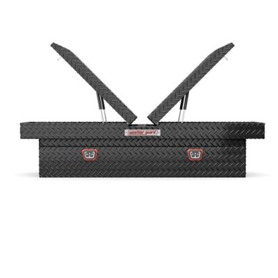 Image showing 7 th Weather Guard Gull Wing Truck Box, Aluminum, Full Standard, 11.3 cu. ft.