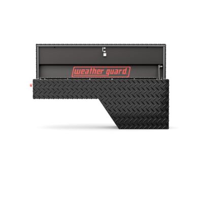 Image showing 7 th Weather Guard Wheel Well Truck Box, Aluminum, Driver Side, 3.4 cu ft capacity