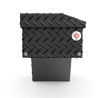 Image showing 9 th Weather Guard Wheel Well Truck Box, Aluminum, Driver Side, 3.4 cu ft capacity