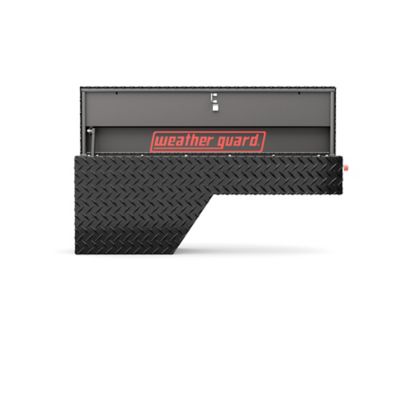 Image showing 7 th Weather Guard Wheel Well Truck Box, Aluminum, Passenger Side, 3.4 cu ft capacity
