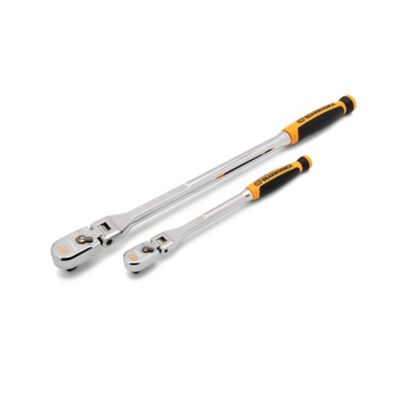 Image showing  2 pc. 1/4 in. and 3/8 in. Drive 120XP Dual Material Flex Handle Teardrop Ratchet Set