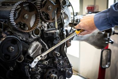 Image showing  2 pc. 1/4 in. and 3/8 in. Drive 120XP Locking Flex Head Ratchet Set