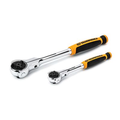 Image showing  2 pc. 1/4 in. and 3/8 in. Drive 72T Dual Material Roto Ratchet Set