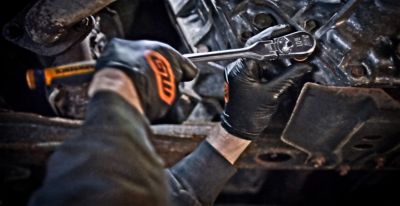 Image showing  3 pc. 1/4 in., 3/8 in. and 1/2 in. Drive 90T Dual Material Locking Flex Head Ratchet Set