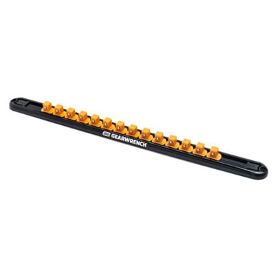 Image showing  3/8 in. Drive Magentic Socket Rail Includes 14 Clips