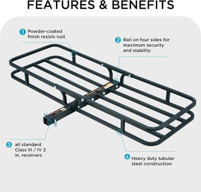 Image showing  Heavy Duty Steel Cargo Carrier, 500 lb.