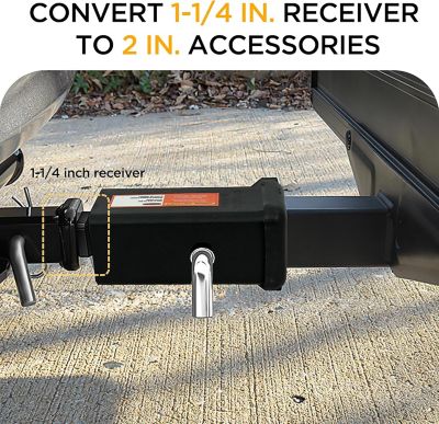 Image showing  1.25 in. to 2 in. Hitch Receiver Adapter