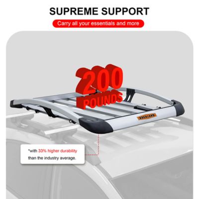 Image showing  200 lb. Roof Rack, Aluminum Rooftop Cargo Basket