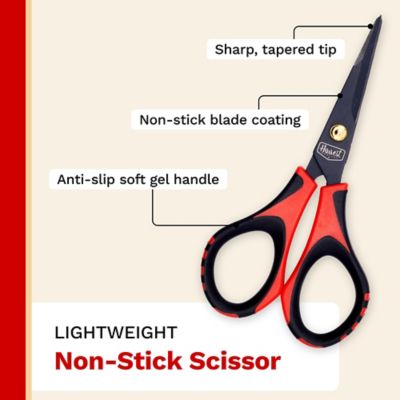 Image showing  5 in. Non-Stick Multi-Purpose Scissor with Comfortable Grips, 1 pk.