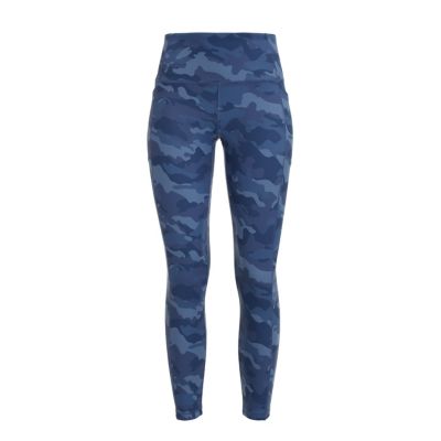 Blue Mountain Women's High-Rise Tech Printed Base Layer Leggings