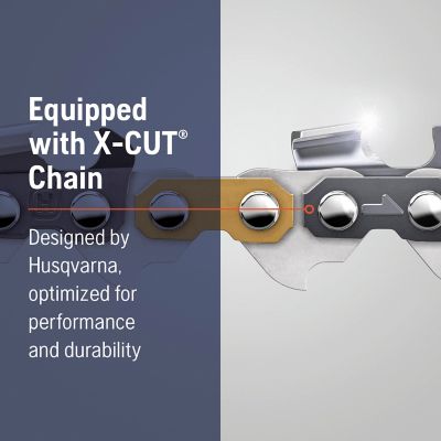 Image showing 6 th Husqvarna 555 59.8-cc 24 in. Professional Gas Chainsaw, 2-Cycle X-Torq Engine