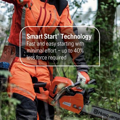 Image showing 8 th Husqvarna 555 59.8-cc 24 in. Professional Gas Chainsaw, 2-Cycle X-Torq Engine