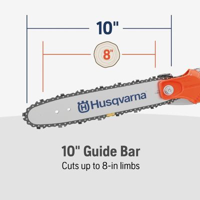Image showing 6 th Husqvarna 122LKP Pole Saw, 21.7-cc 2-cycle Attachment Capable