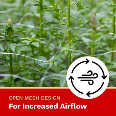 Image showing  5 ft. x 30 ft. Soft. Polyester Trellis Netting, 3.5 in. Mesh Squares (1-Pack)