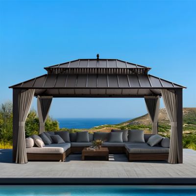 Image showing  16 ft. x 12 ft. Kingston Hardtop Rectangular Gazebo