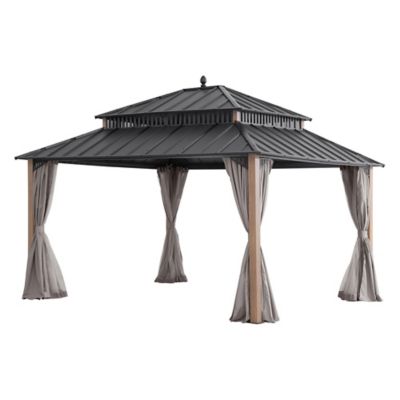 Image showing  14 ft. x 12 ft. Kingston Hardtop Rectangular Gazebo