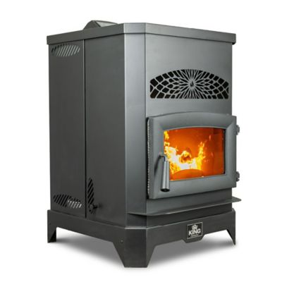 King 2500 sq. ft. Wi-Fi Pellet Stove, 130 lb. Hopper Size