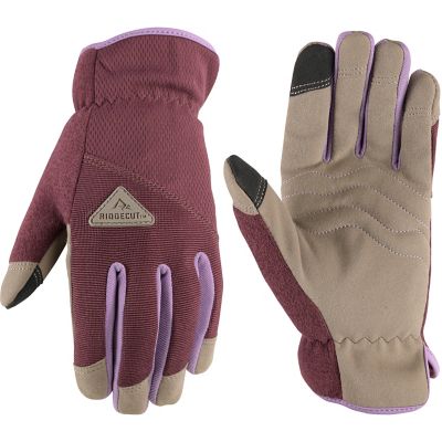 Ridgecut Women's Breathable Mesh Synthetic Leather Work Gloves
