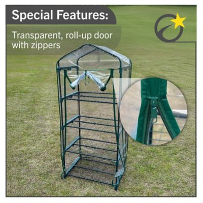 Image showing  Greenhouse with Shelves