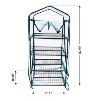 Image showing  Greenhouse with Shelves