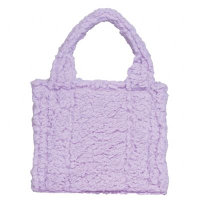 Image showing  Sherpa Tote Bag - Cozy, Colorful & Convertible with Matching Coin Purse - Bows