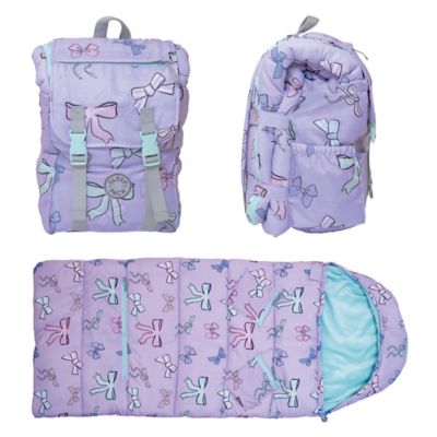 mimish Sleep-N-Pack - Little Kid Size Pretty Bows
