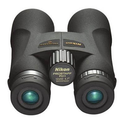 Image showing  PROSTAFF P5 12x 50-mm Binoculars with Neck Strap, Case, and Caps