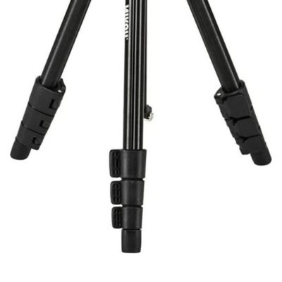 Image showing  Compact Aluminum-Alloy Outdoor Tripod, Black