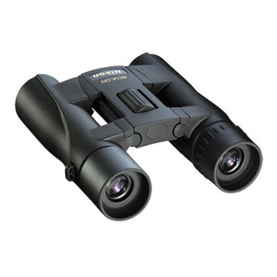 Image showing  ACULON A30 10x 25-mm Binoculars with Neck Strap, Case, and Lens Covers (Black)