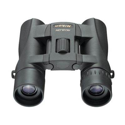 Image showing  ACULON A30 10x 25-mm Binoculars with Neck Strap, Case, and Lens Covers (Black)