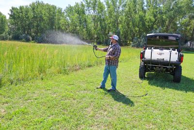 Image showing  FIMCO Pro Series 65 gal. UTV Sprayer 4.0 GPM Broadcast Boom