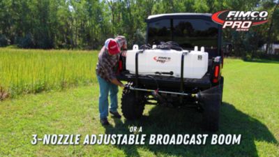 Image showing  FIMCO Pro Series 65 gal. UTV Sprayer 4.0 GPM Broadcast Boom