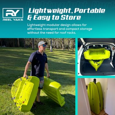 Image showing  10 ft. Recon Modular Fin Drive Pedal Fishing Kayak 430 lb. Capacity 2 Piece