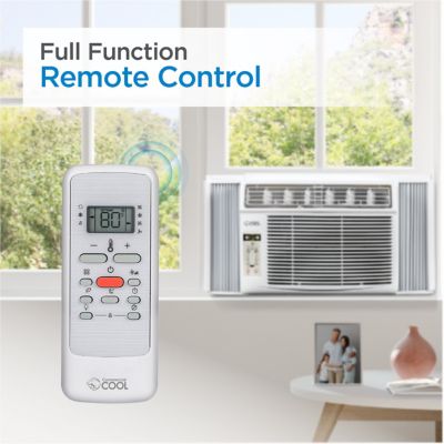 Image showing  14,300 Remote Control and Adjustable Thermostat Window Air Conditioner